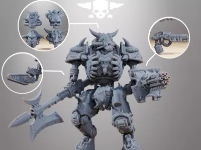 Pythonicus Armageddon  3D print model