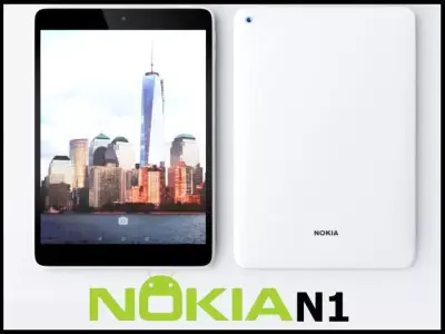  Nokia N1 Tablet White 3D model