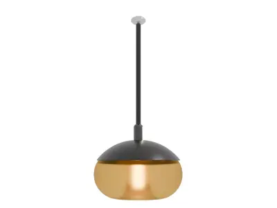 Stylized Hanging Light Fixture for Interior Design and Archviz 3D model