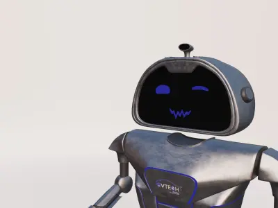 Mono Tire Robot 3D model