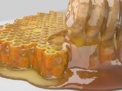Honeycomb 3D model