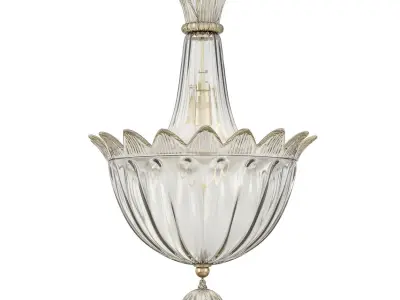Barovier Fanali Veneziani 4428 chandelier Low-poly 3D model