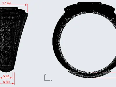 Thanos Ring 3D print model