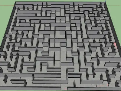 Maze 3D free  Free 3D model