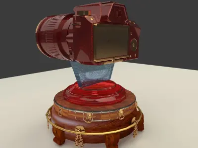 Camera 3D model