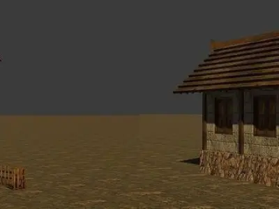 Medieval house Super Mega collection 1 3D Model Pack