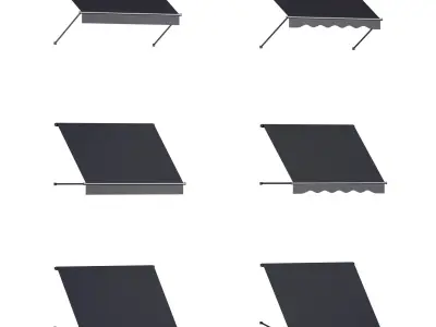 Marquise canopy visor 3D model