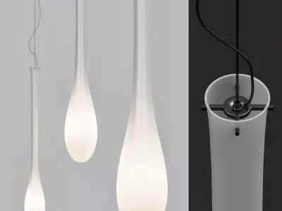 Vetreria drip lamp 3D model