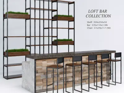 Loft Bar Collection 8 3D model