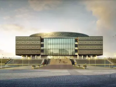 Cultural Center Exterior 3D model