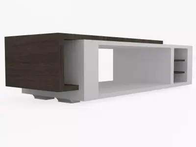 Modern coffee table Low-poly 3D model