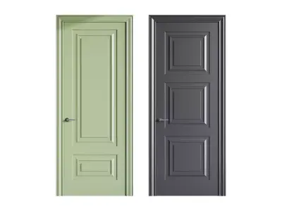 Modern entrance door 83 3D model