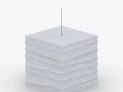 1511 - Hanging Lamp Low-poly 3D model