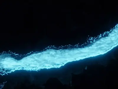 Glowing River Animation 3D model
