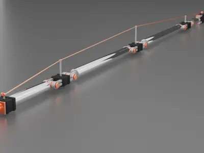 Mechanical spyder-robot 3D model