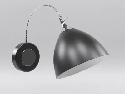 Lamp collection floor with two lights 3D model