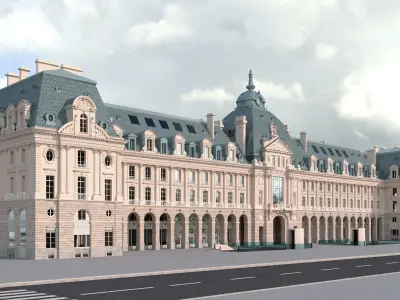Palais du Commerce Rennes 3D model