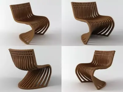 Pantosh chair 3D model
