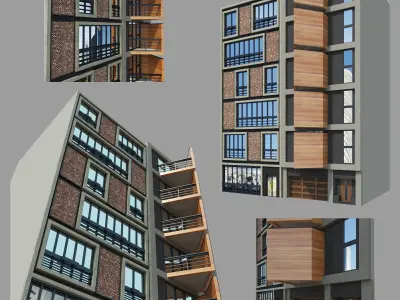 Modern Biulding Free 3D model