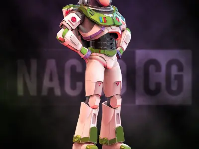 Fan Art Buzz Lightyear - Statue 3D print model