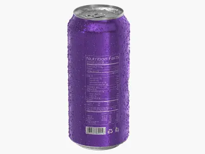  Standard Soda Can With Droplets 440ml V2 