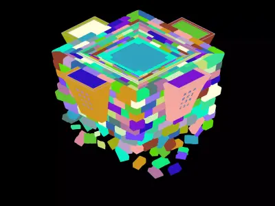 Titan Temple - Central Platform 02 3D model
