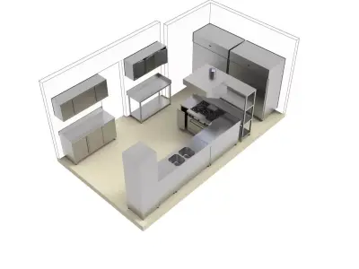 KITCHEN 16 3D model