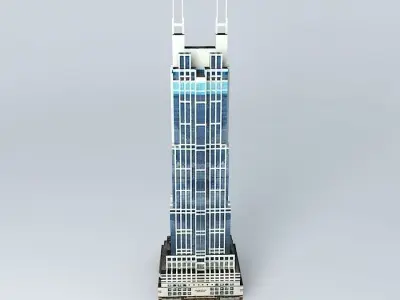 Hong Kong New World Tower Free 3D model