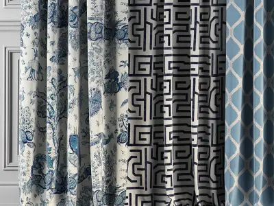Curtain Set 62 3D model