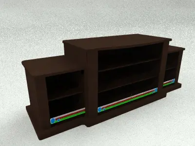 TV Rack 3D model