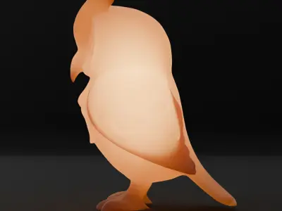 Indirect owl lighting 3D model