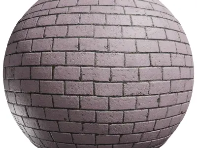 4K PBR Concrete Tile Ground Texture 03 - Guiding Block Texture