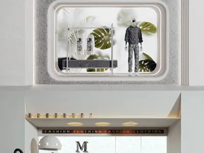 Clothing window  3D model