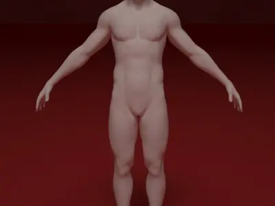 Synthetic humanoid 3D model