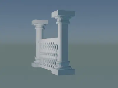Concrete Baluster 3D print model