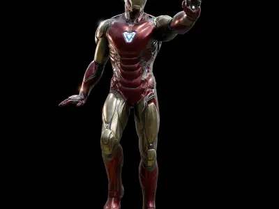 Iron Man - Tony Stark - Mark 85 from Avengers Endgame 3D model