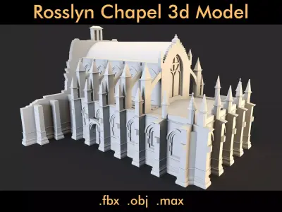 Rosslyn Chapel- 3d Model 3D model
