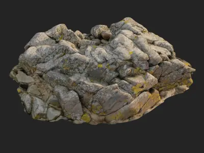 Cliff pack F bundle 3D model