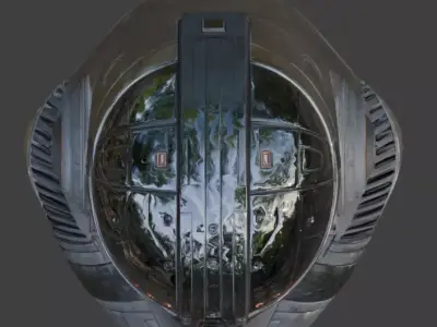 Cyber-Mecha Infiltrator 3D Model Low-poly 3D model