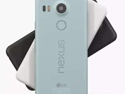 LG Nexus 5X Low-poly 3D model