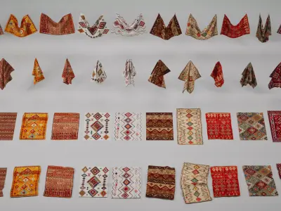 Ultimate Rug and Carpet Collection  Mega Pack 40 Variations Low-poly 3D model