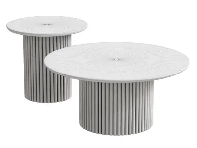 Two Arlaka coffee table 3D model