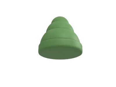 Cartoon Tree v22 003 Low-poly 3D model