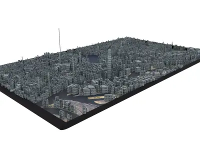 City of Hamburg 3D model