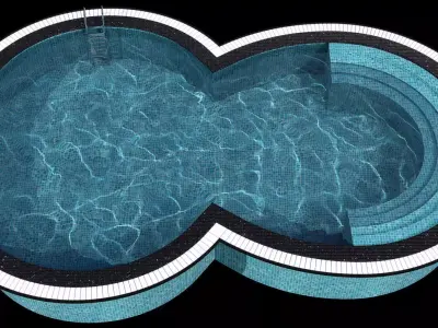 SWIMMING POOL NO75 A 3D model