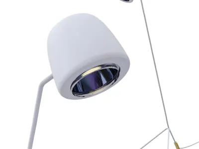 Minimal Modern Floor Lamp 3D Model 3D model