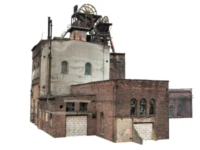 Abandoned Buildings Pack 3D model  3D model