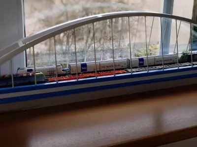 MJS2310-H0 PONT FERROVIAIRE DE MASSONGEX-Railway Bridge 3D print 3D print model