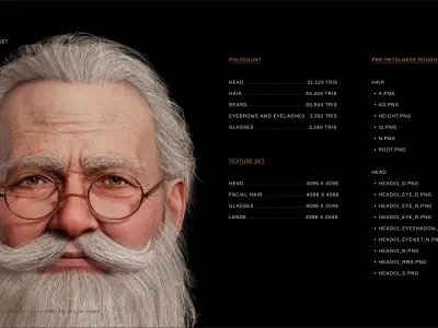  Classic Santa Clause animated for Unreal engine 