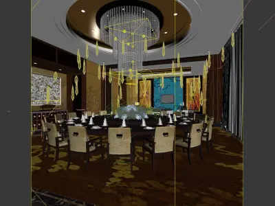 Business - Food Beverage 7-078 3D model